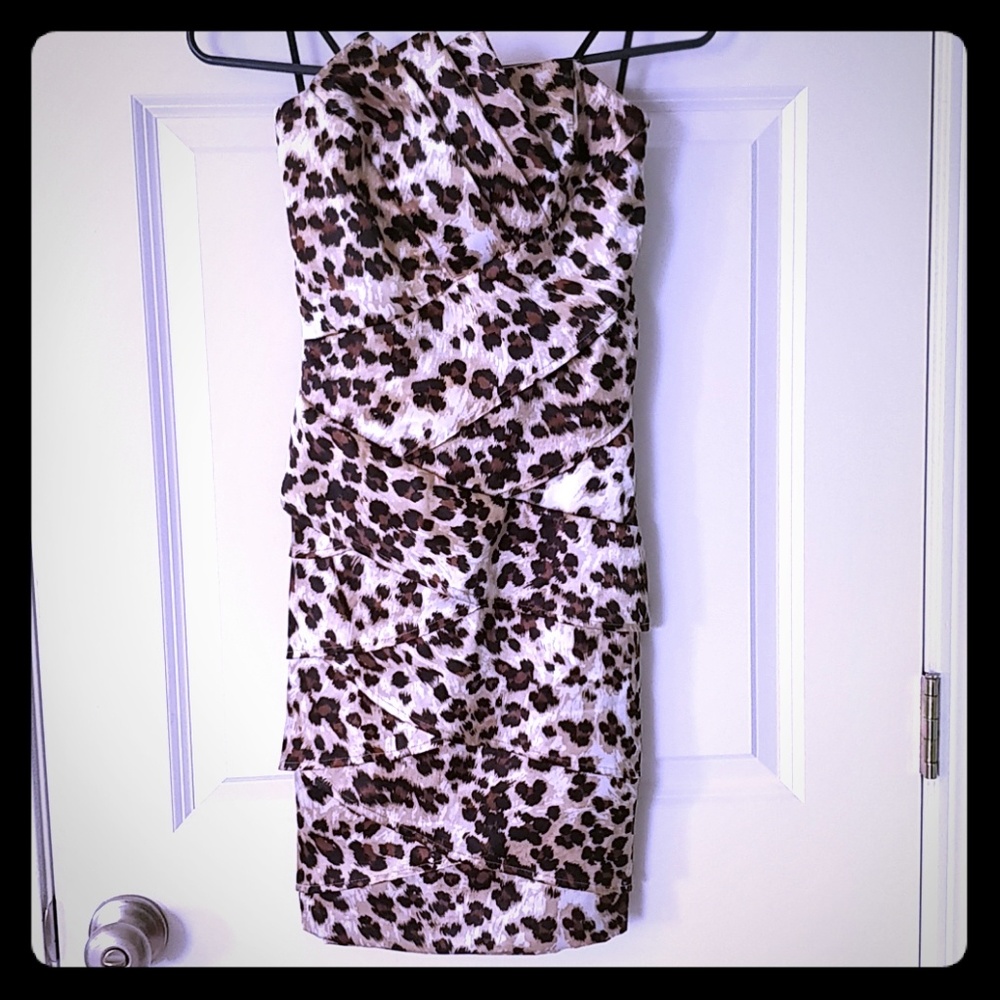 BCX Leopard Print Dress